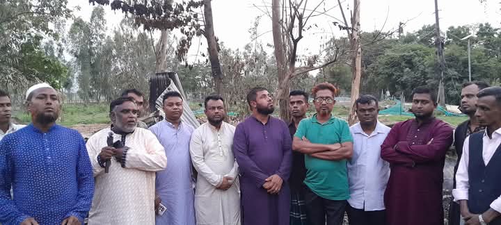 মুজিব মার্কেটে অগ্নিকাণ্ডে ক্ষতিগ্রস্ত দোকাঘর পরিদর্শনে চিলাউড়া হলদিপুর ইউনিয়ন জামায়াত